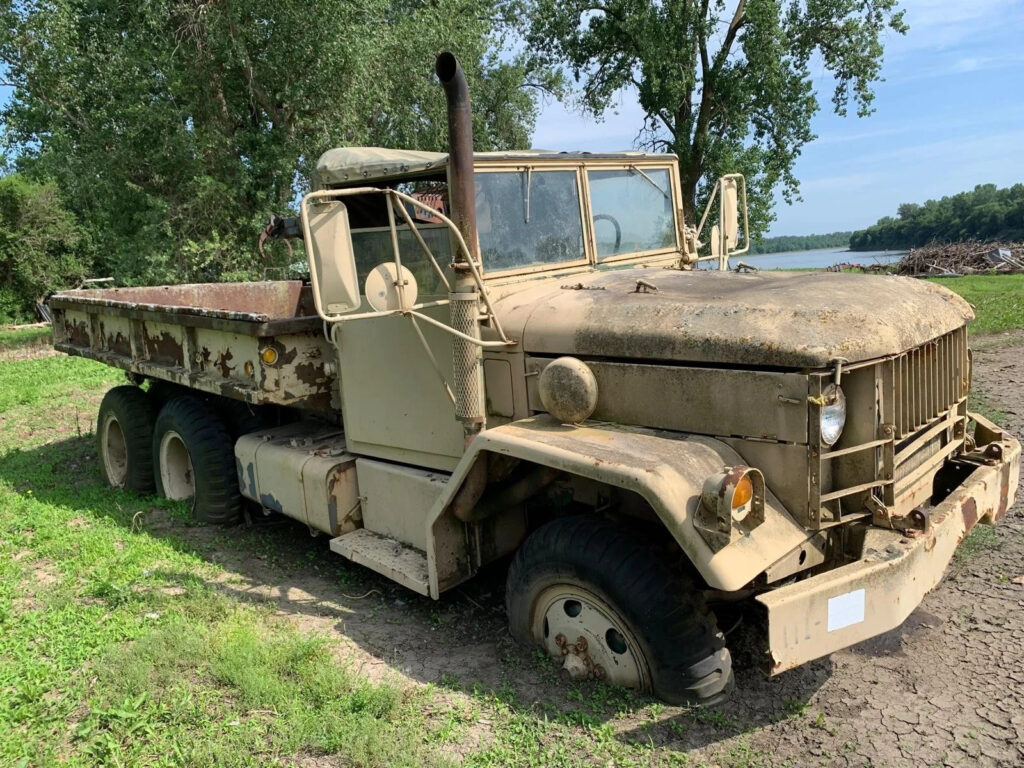 US Military Cargo Truck 6 Wheel Drive Army Duce & Half Sold For Parts No R