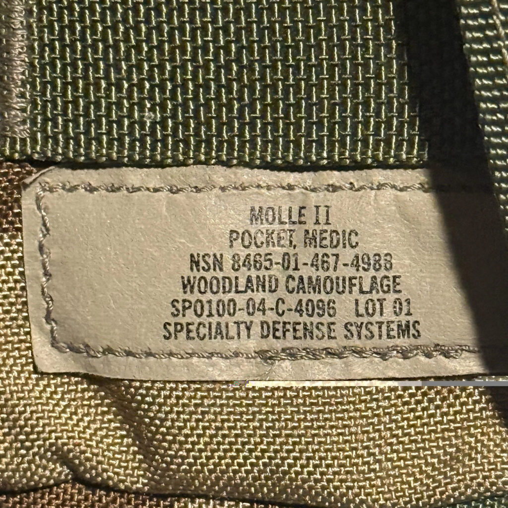 USGI M81 / Woodland Medic Pocket Molle II Oldgen GWOT – Specialty Defense SDS