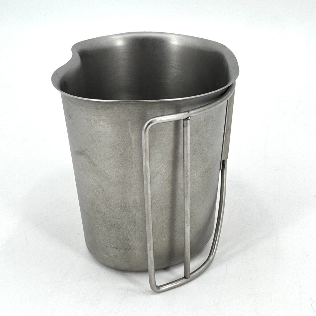 USGI US Military Issue 1 Quart Stainless Steel Metal Canteen Cup with Stove