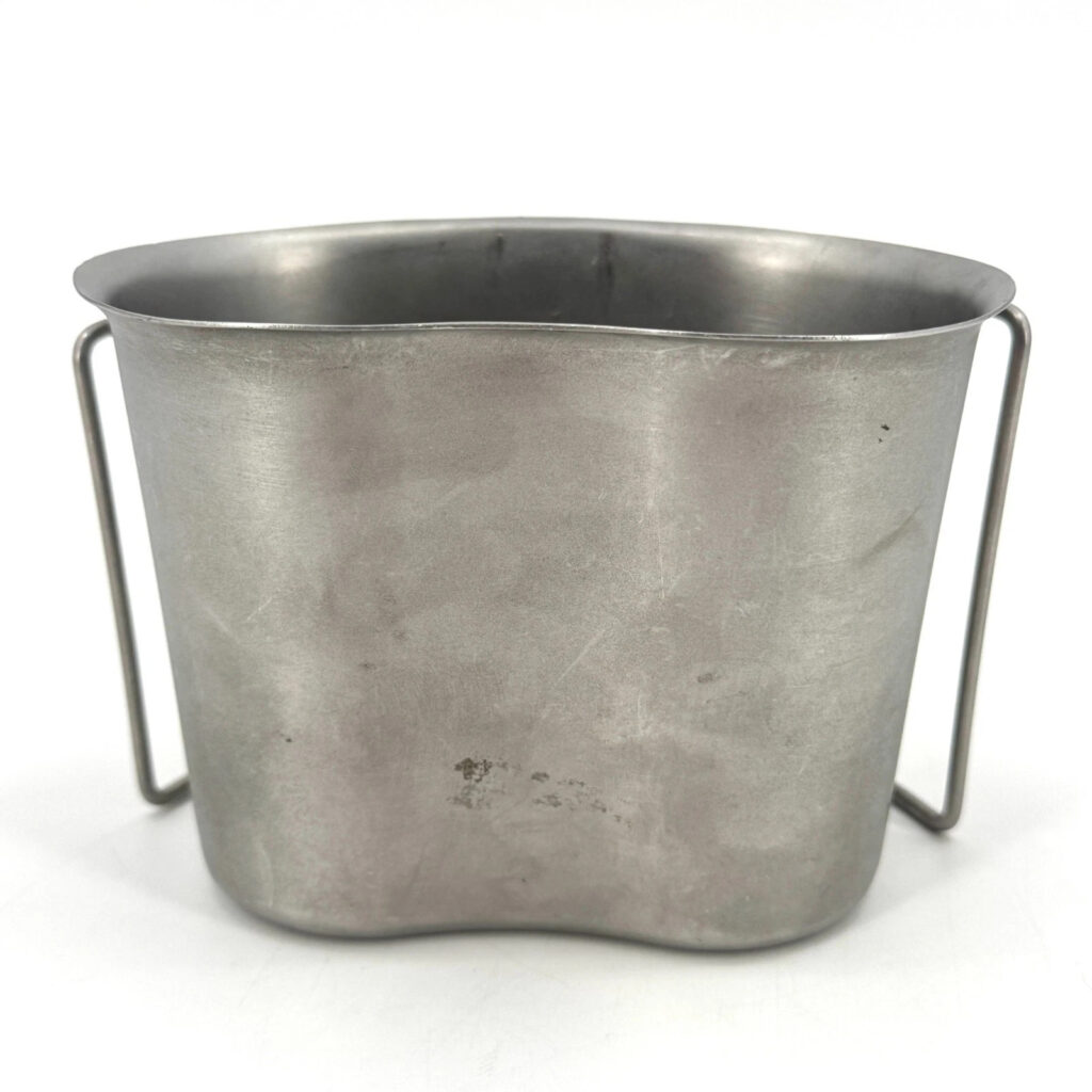 USGI US Military Issue 1 Quart Stainless Steel Metal Canteen Cup with Stove