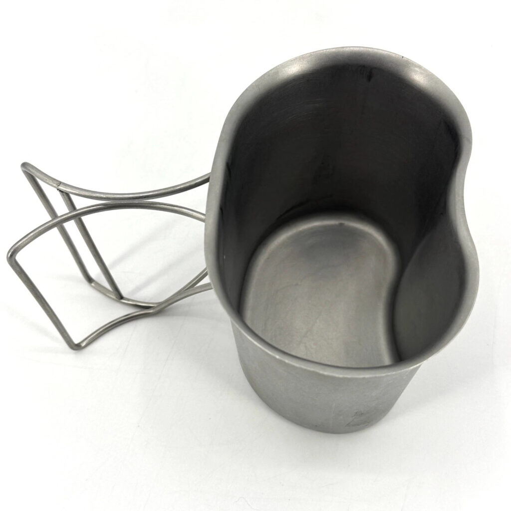 USGI US Military Issue 1 Quart Stainless Steel Metal Canteen Cup with Stove