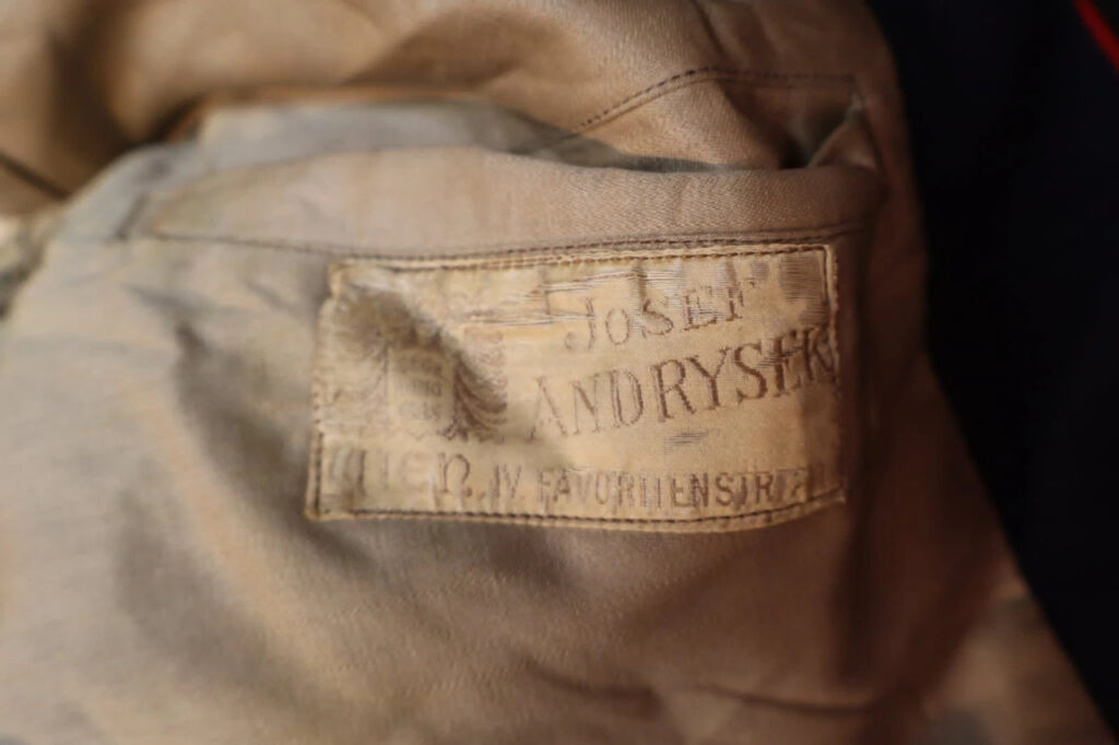 Original WWI K.u.k Austrian Officers Tunic Oberleutnant Blaschutty Far105 Rare!