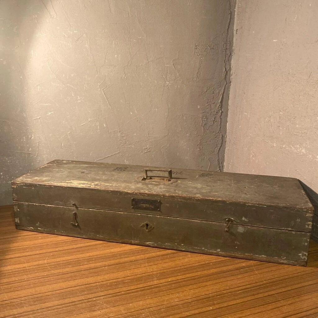 WWII Japanese Army Aircraft Machine Gun Optical Sight Case 1939 Tokyo Kogaku