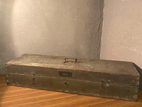 WWII Japanese Army Aircraft Machine Gun Optical Sight Case 1939 Tokyo Kogaku for sale