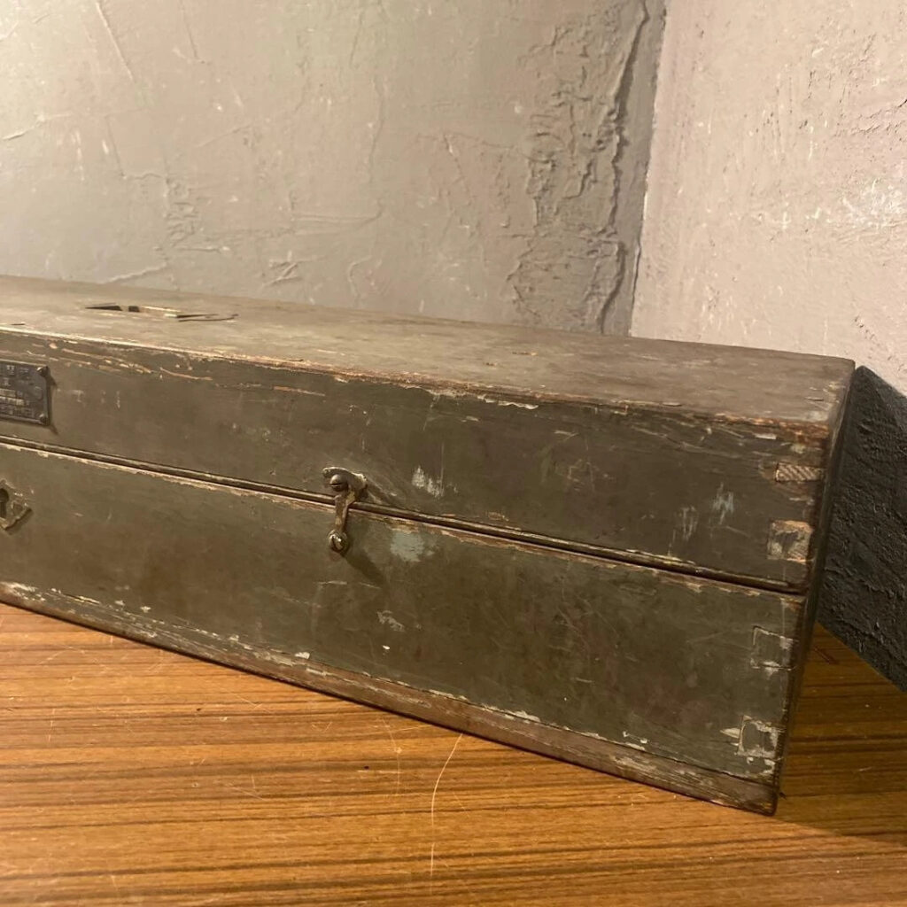 WWII Japanese Army Aircraft Machine Gun Optical Sight Case 1939 Tokyo Kogaku
