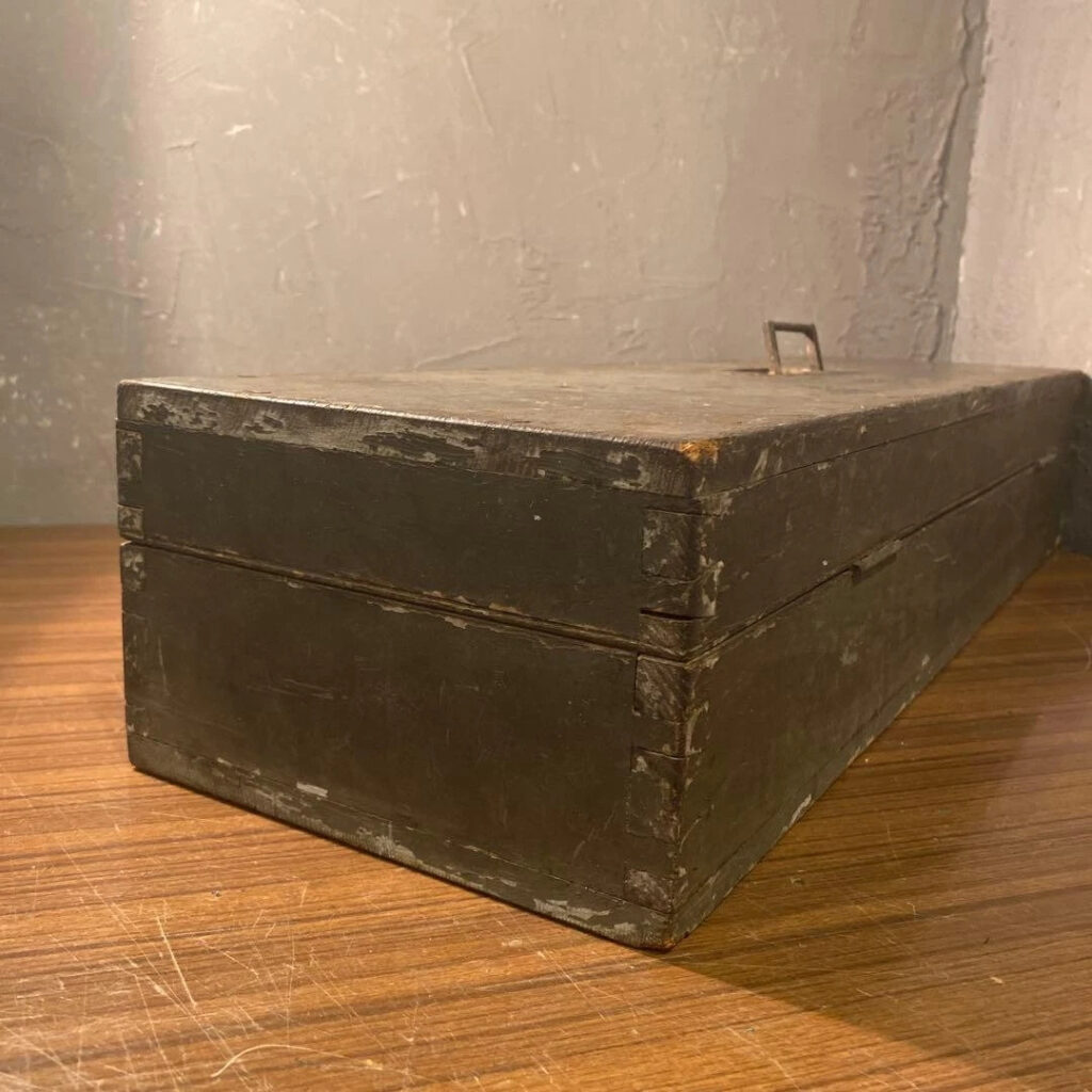 WWII Japanese Army Aircraft Machine Gun Optical Sight Case 1939 Tokyo Kogaku