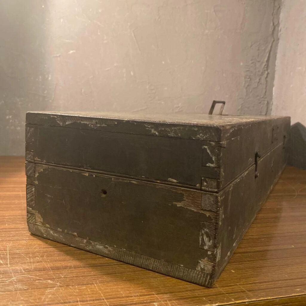 WWII Japanese Army Aircraft Machine Gun Optical Sight Case 1939 Tokyo Kogaku